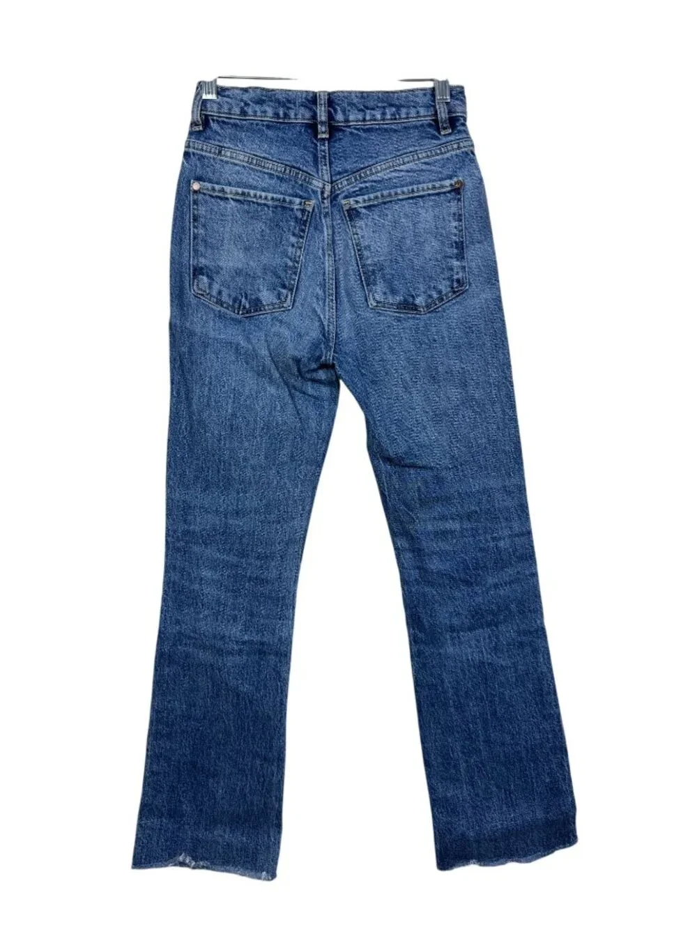 Free People French Girl Flare Jeans size 24 Blue Denim Western Cowgirl Country